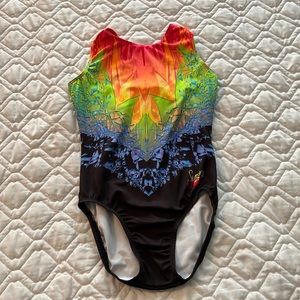 Adult small leotard! Worn once! Gk- Simone Biles